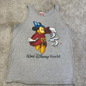 Vintage 90s Walt Disney World Tank Top USA Made University Style Graphic